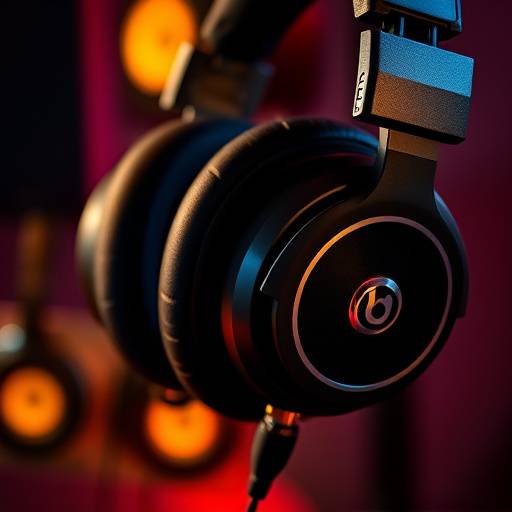 Professional studio monitoring headphones